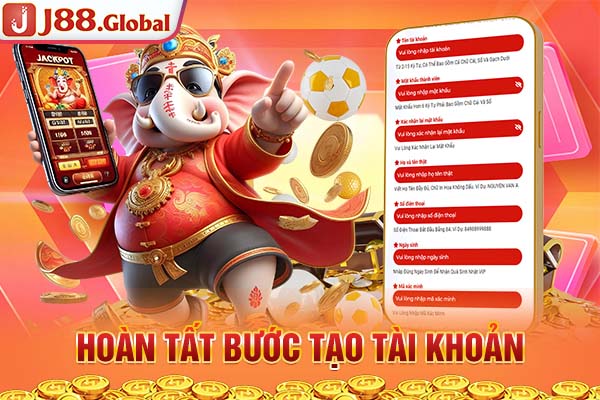 Hoàn tất bước tạo tài khoản Hoàn tất bước tạo tài khoản